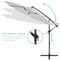 Best Choice Products 10ft Offset Hanging Outdoor Market Patio Umbrella w/ Easy Tilt Adjustment